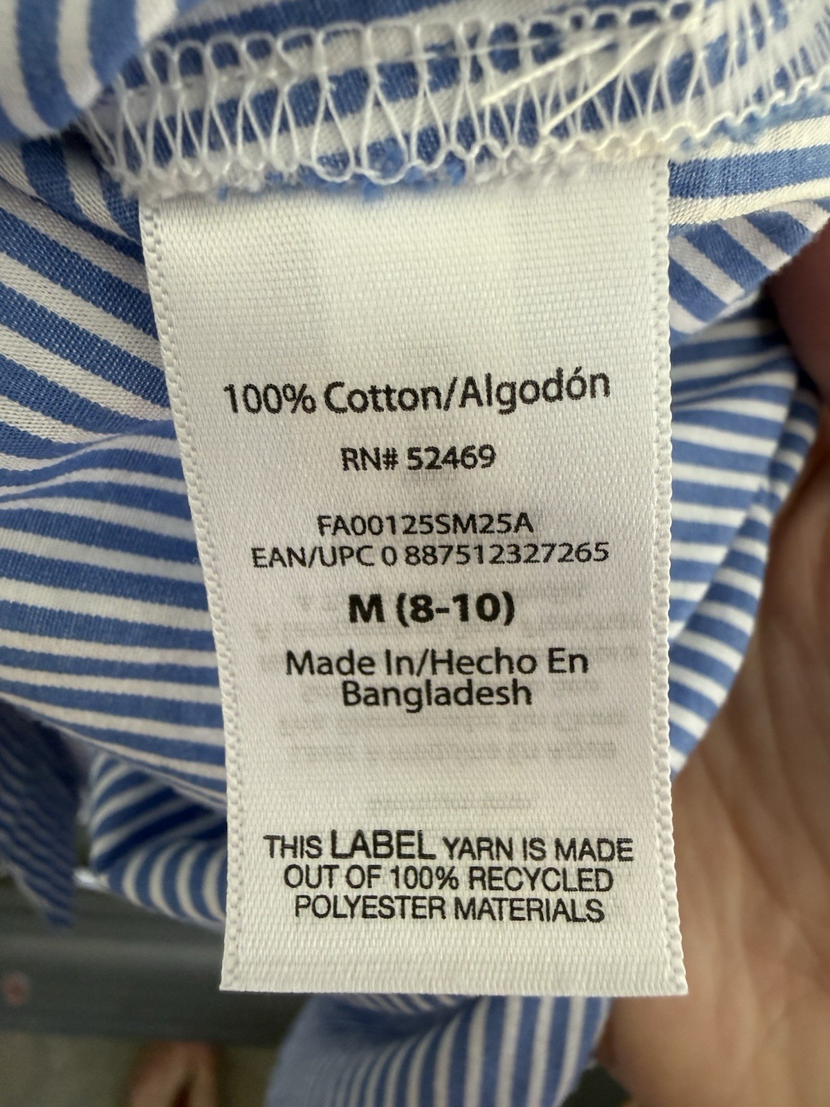 Free Assembly Blue/White Striped Zip Midi Dress Drawstring Pockets M NWOT