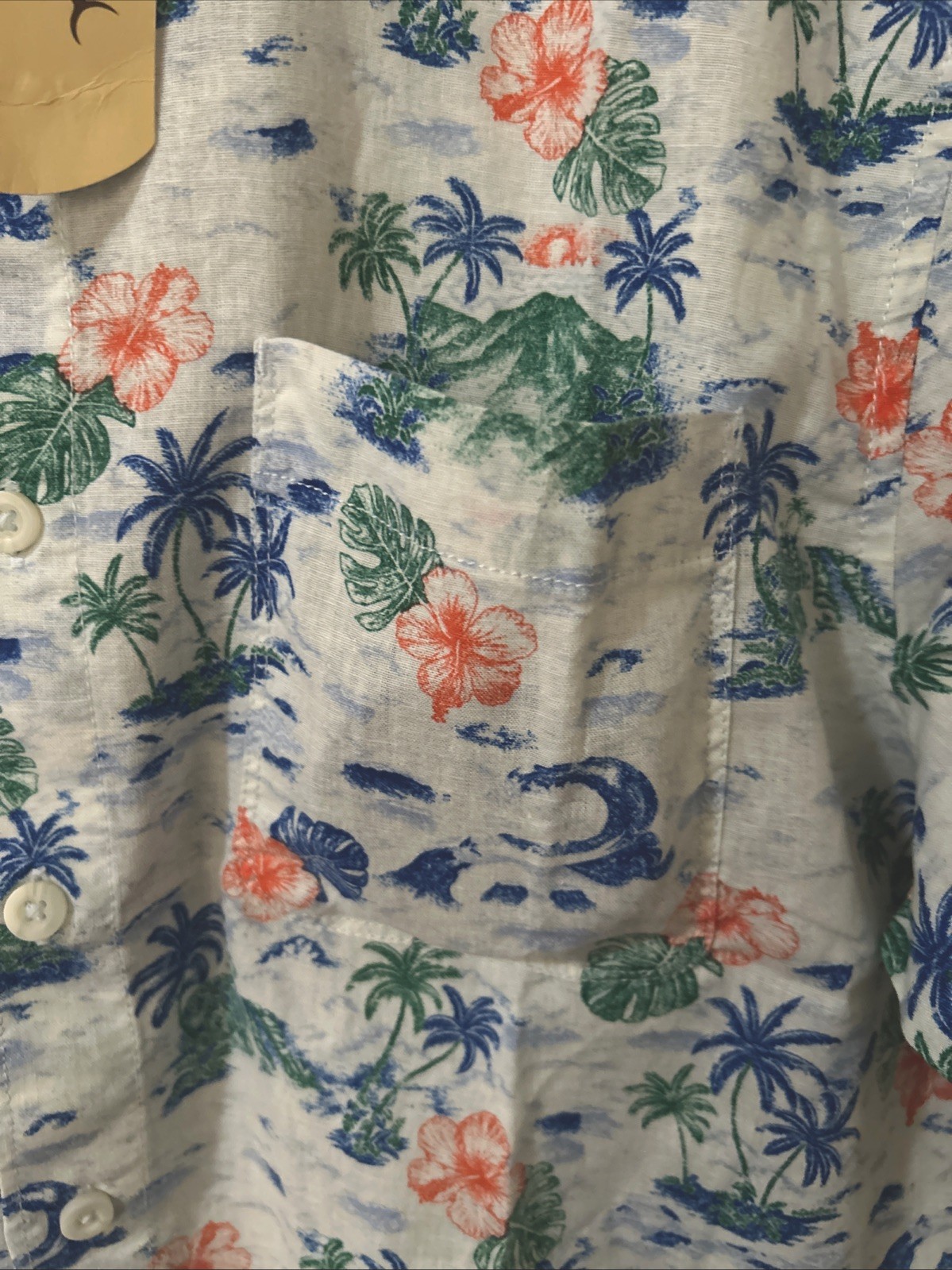 Tommy Bahama Men’s Tropical Hawaiian Shirt Multi Colors Button Down Size M.