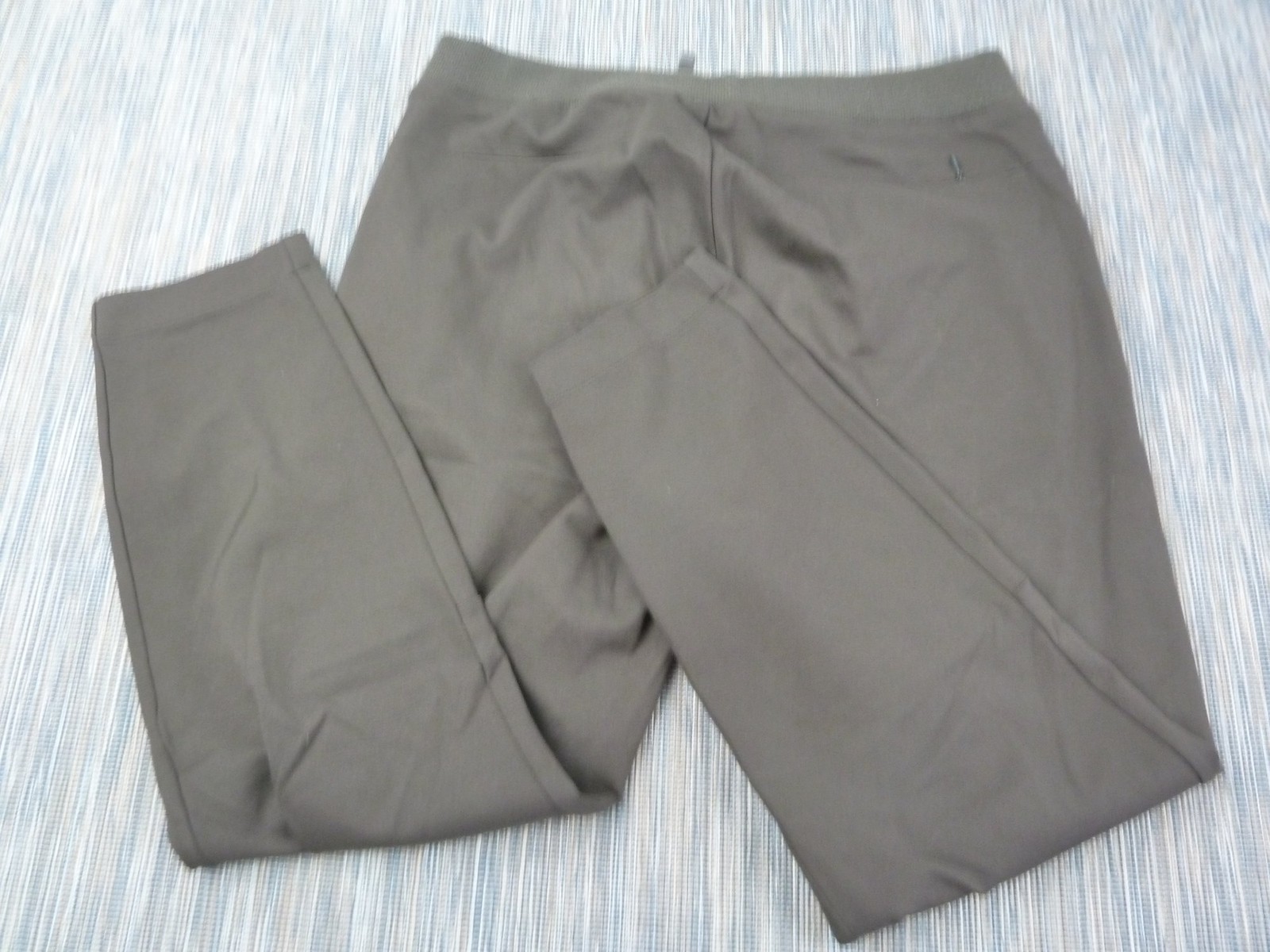 Paige Womens Large Brown Trousers Zip Closure Stretch