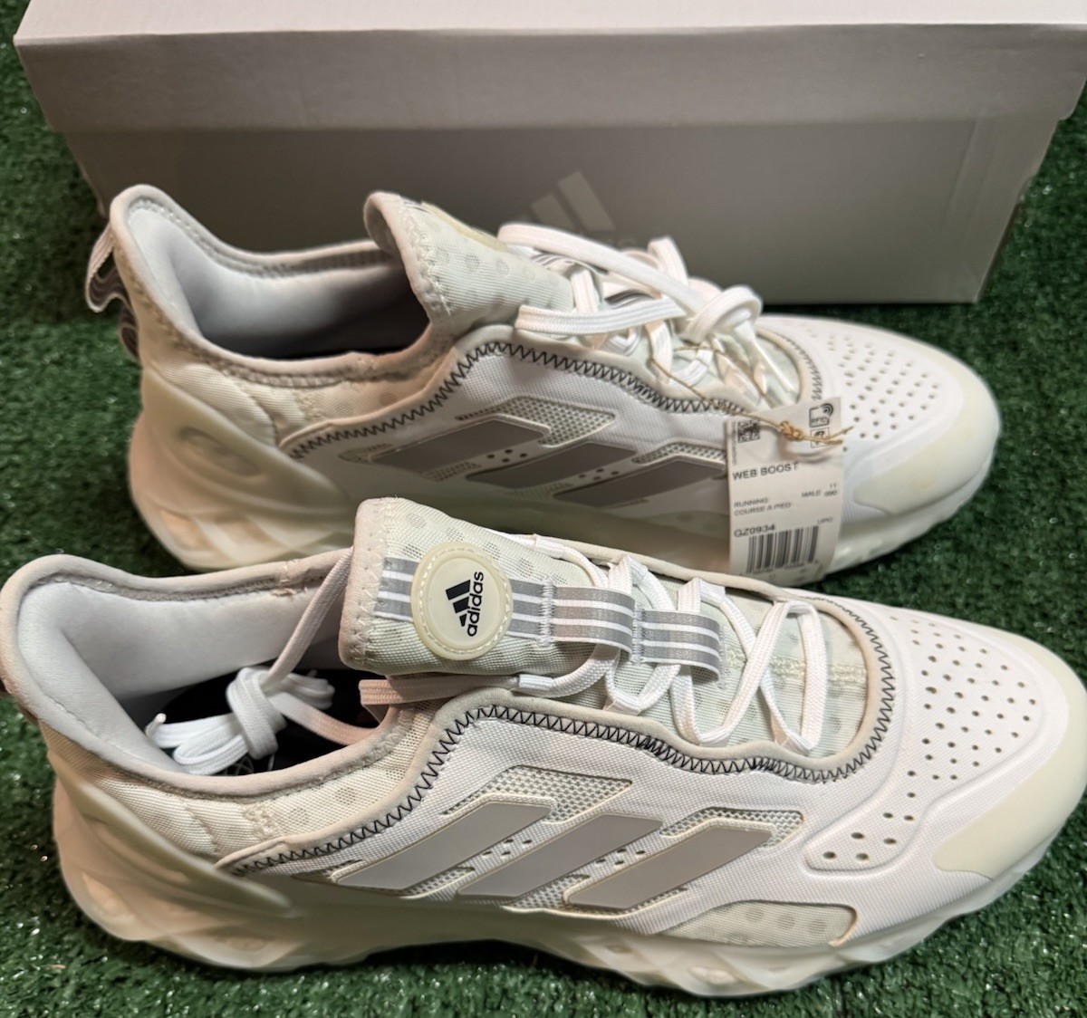 adidas Web Boost Running Shoes Cloud White/Grey Two/Crystal White Men’s GZ0934