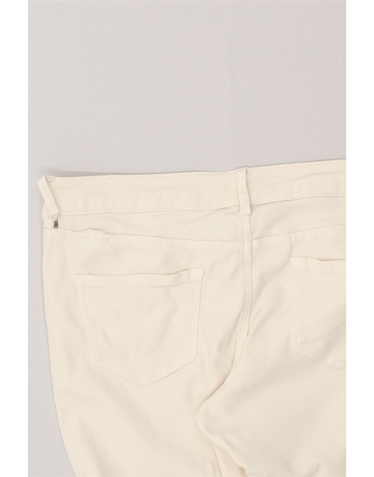 MASSIMO DUTTI Womens Skinny Jeans EU 40 Medium W30 L28 Off White Cotton AT11