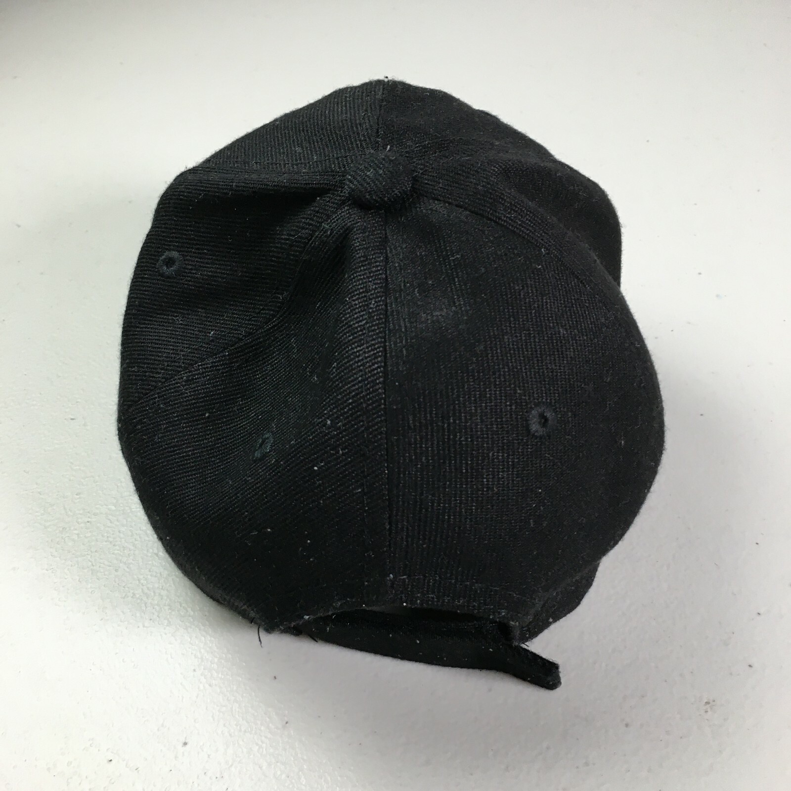 Black Plain Adjustable Baseball Hat Strapback Adult Size Kipa Headwear