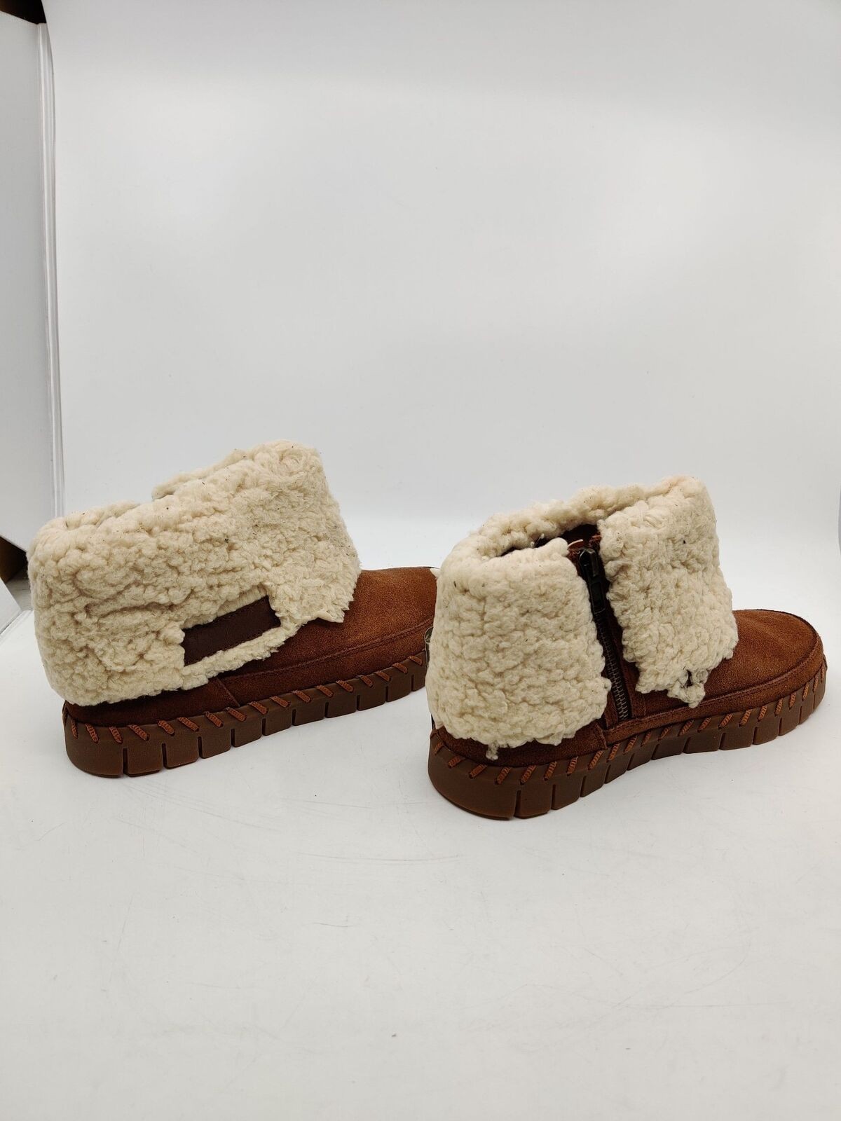 MUK LUKS WOMEN’S FLEXI ZIP UP ANKLE SNOW BOOTS sz 6 BLACK, DARK BROWN, CAMEL,