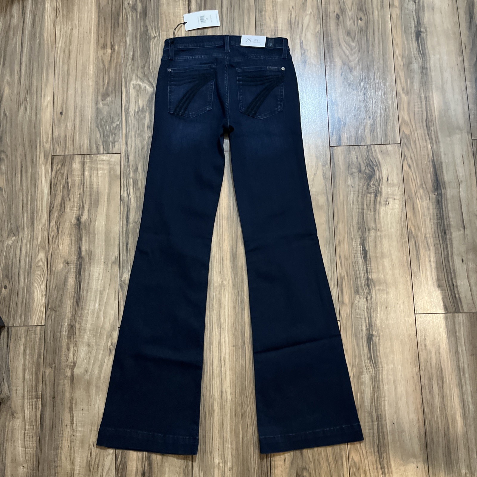 7 FOR ALL MANKIND DOJO Original Trouser Jeans 28 in BBLS