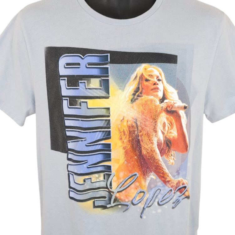 Jennifer Lopez T Shirt Mens Size Medium Blue J Lo Jenny From The Block