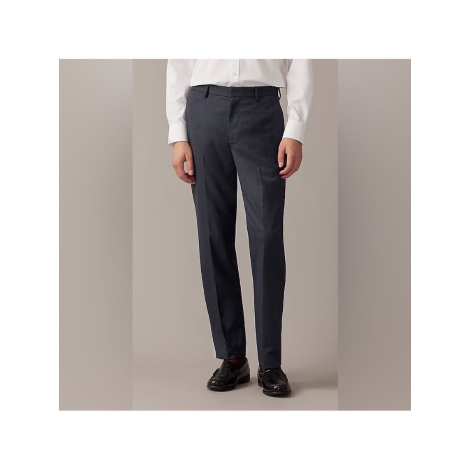 J.Crew Bowery dress pant in stretch wool-blend oxford 33/34