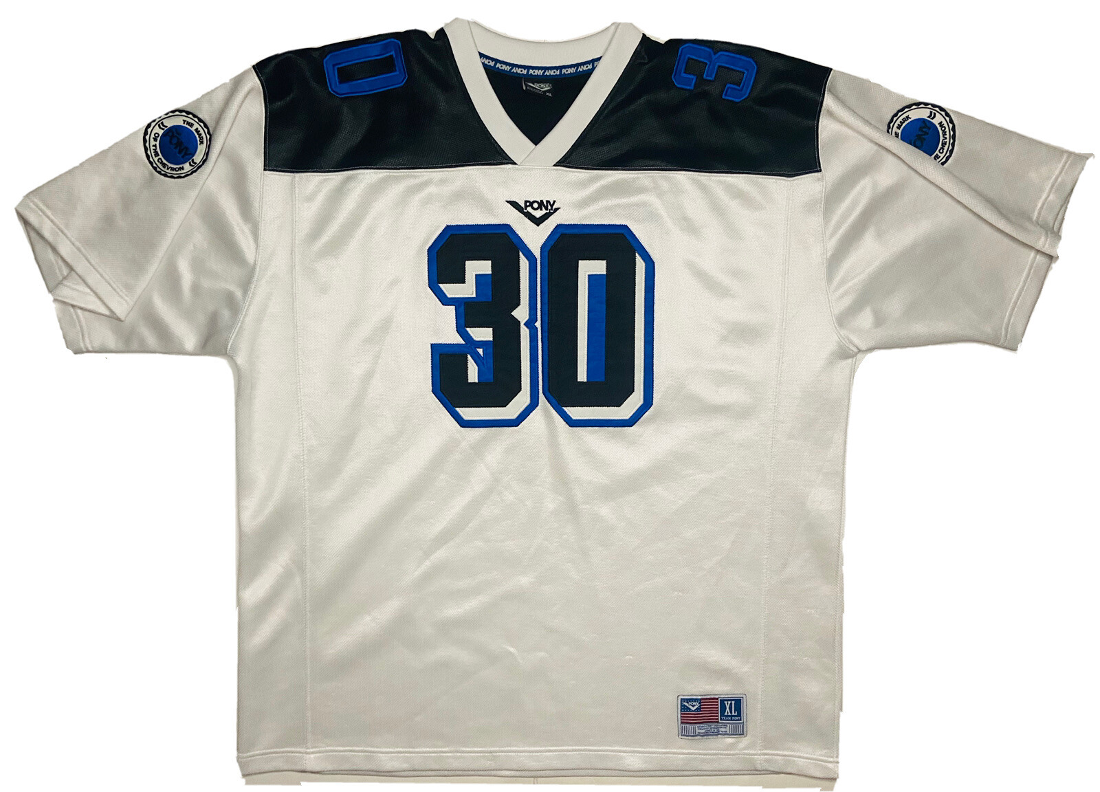 *VINTAGE* Team Pony Sports Apparel Stitched Men’s #30 Football Jersey; Size XL