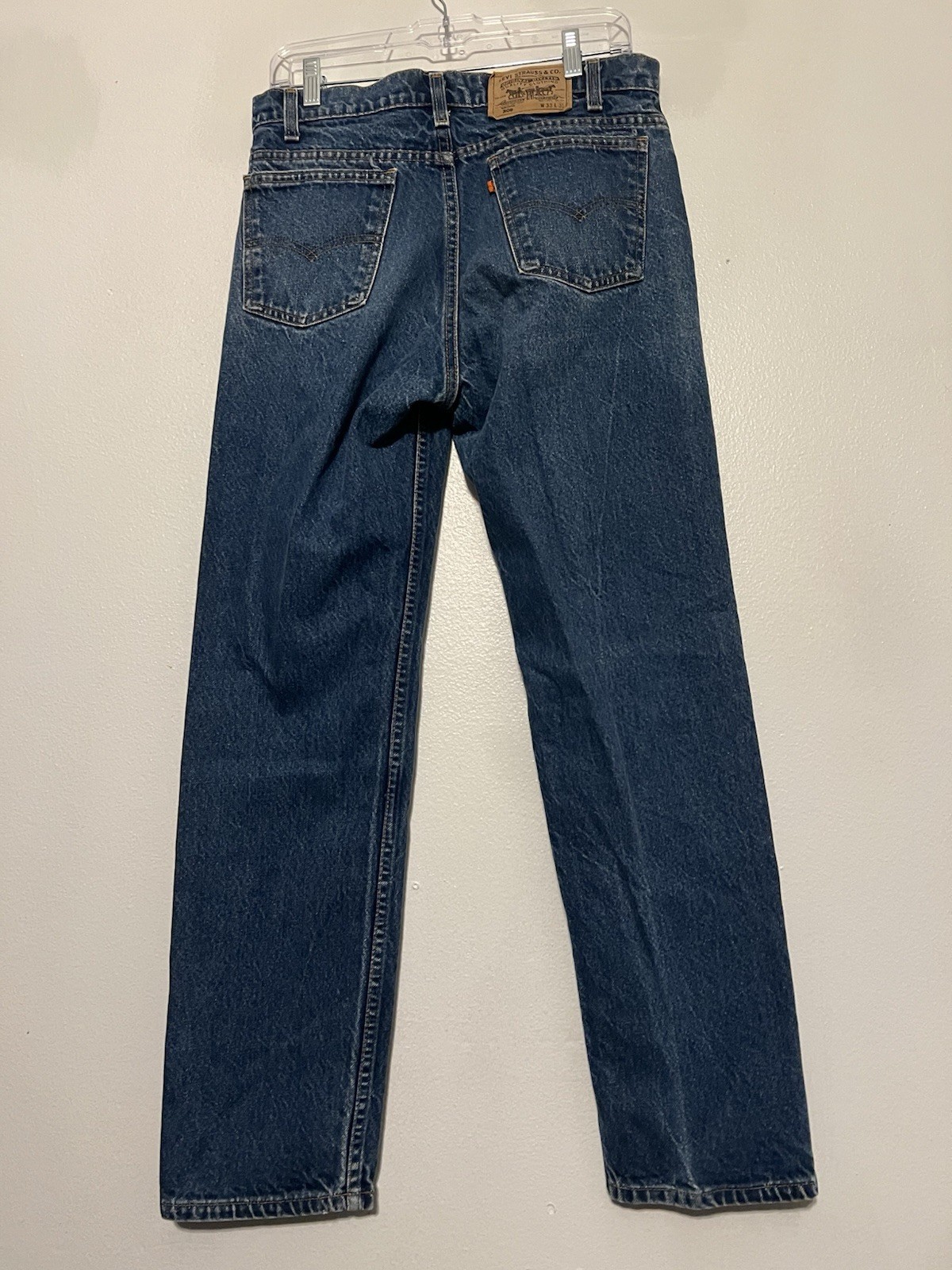Levi’s 309 Men’s Orange Tab Jeans Size Actual 30×29.5 Vintage Retro Hipster