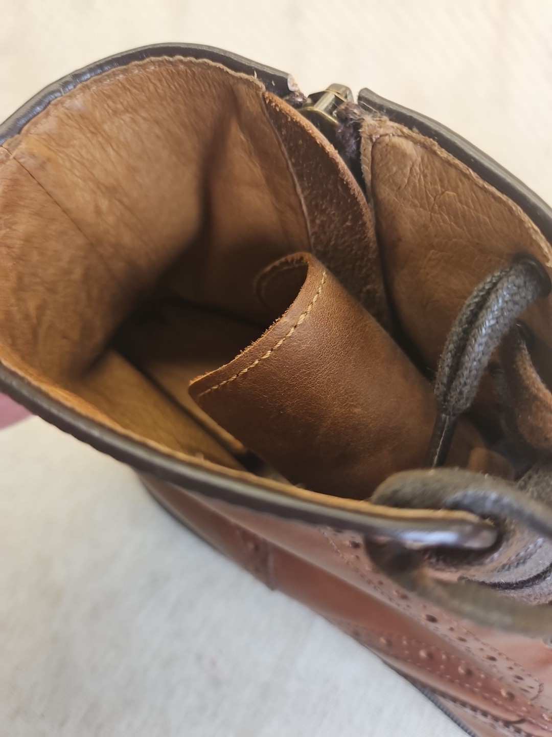 Blake Mckay Bryon Wingtip Chukka Boots With Side Zipper And Front Lace up Sz 12