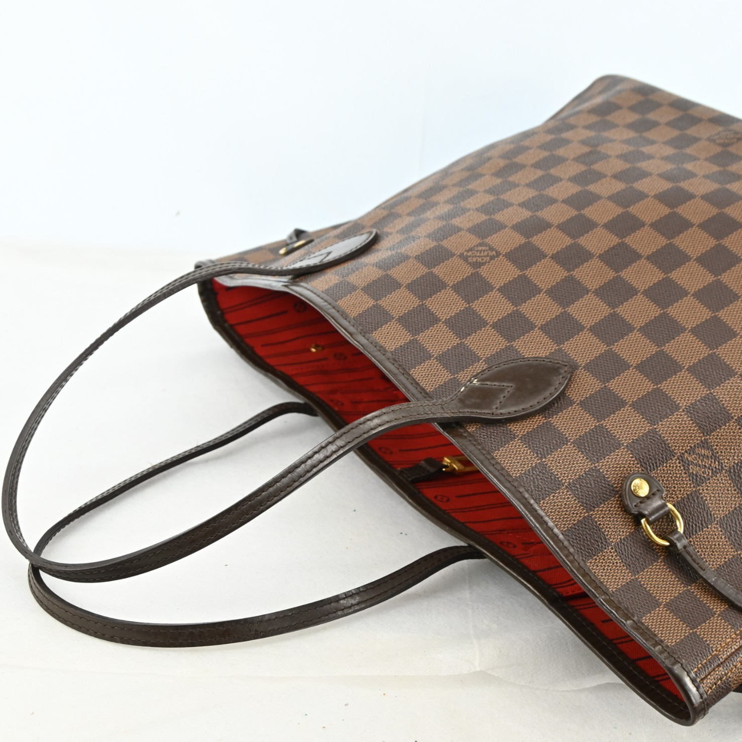 LOUIS VUITTON Neverfull MM Damier Shoulder tote bag N51105 LV P5060GR805