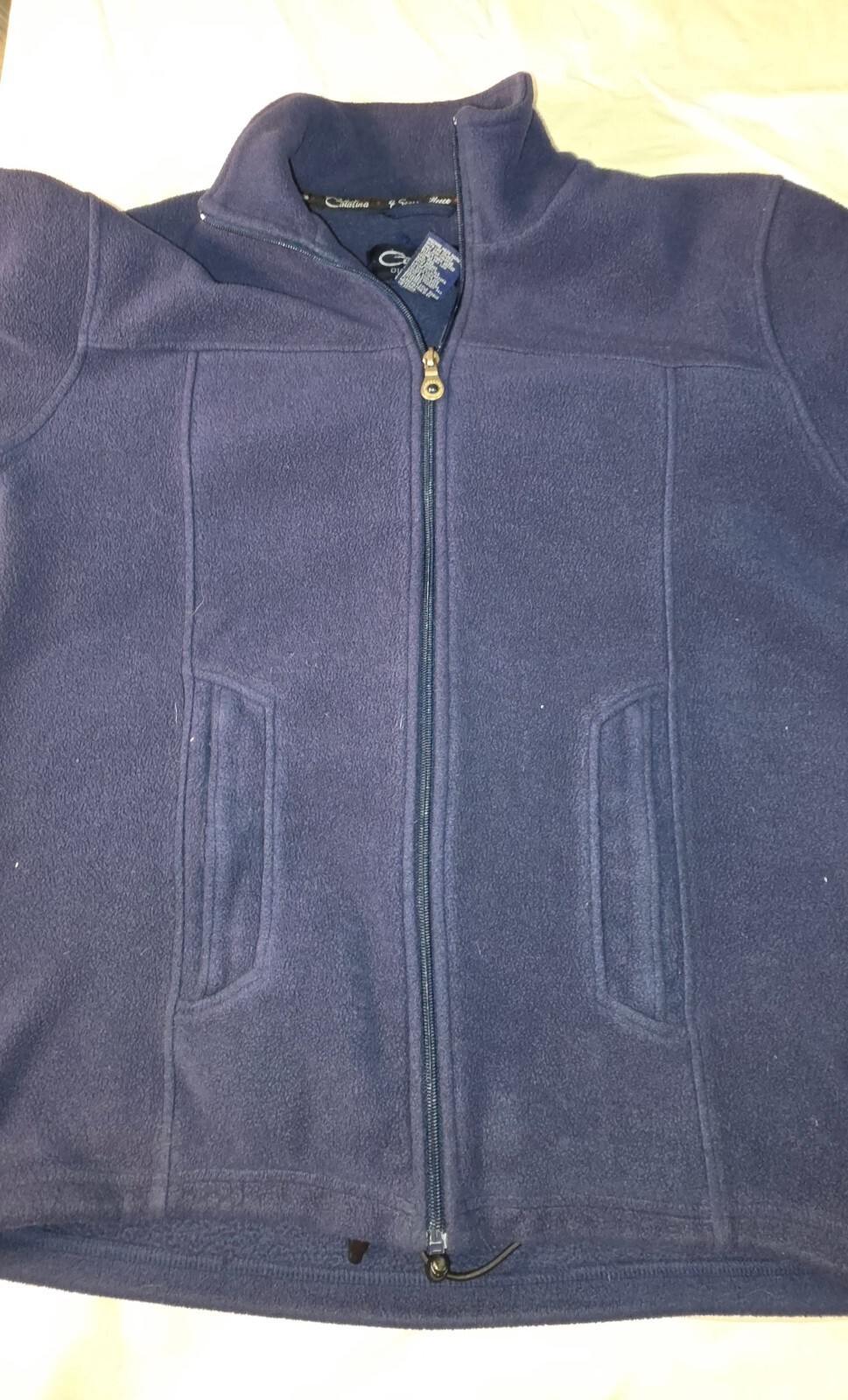 Catalina Navy Blue 4 Season Fleece Jacket Outerwear – size Small