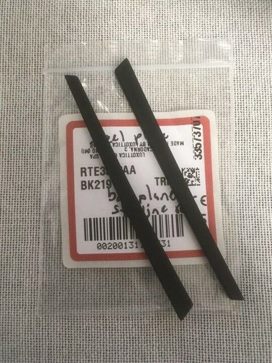 Oakley OEM Earsocks BLACK RUBBER OX8097 OX3222 OX3232 OX8103 Steel Line Plate
