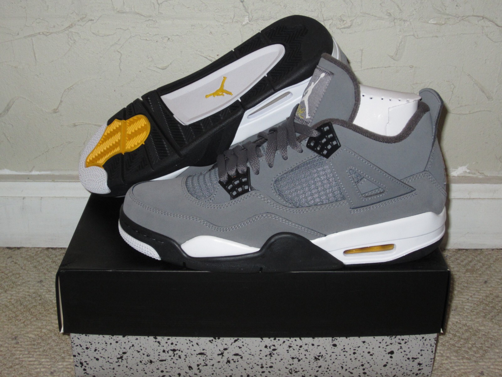 Nike Air Jordan 4 Retro Cool Grey Chrome Men’s Size 9.5 NEW! 308497-007 2019