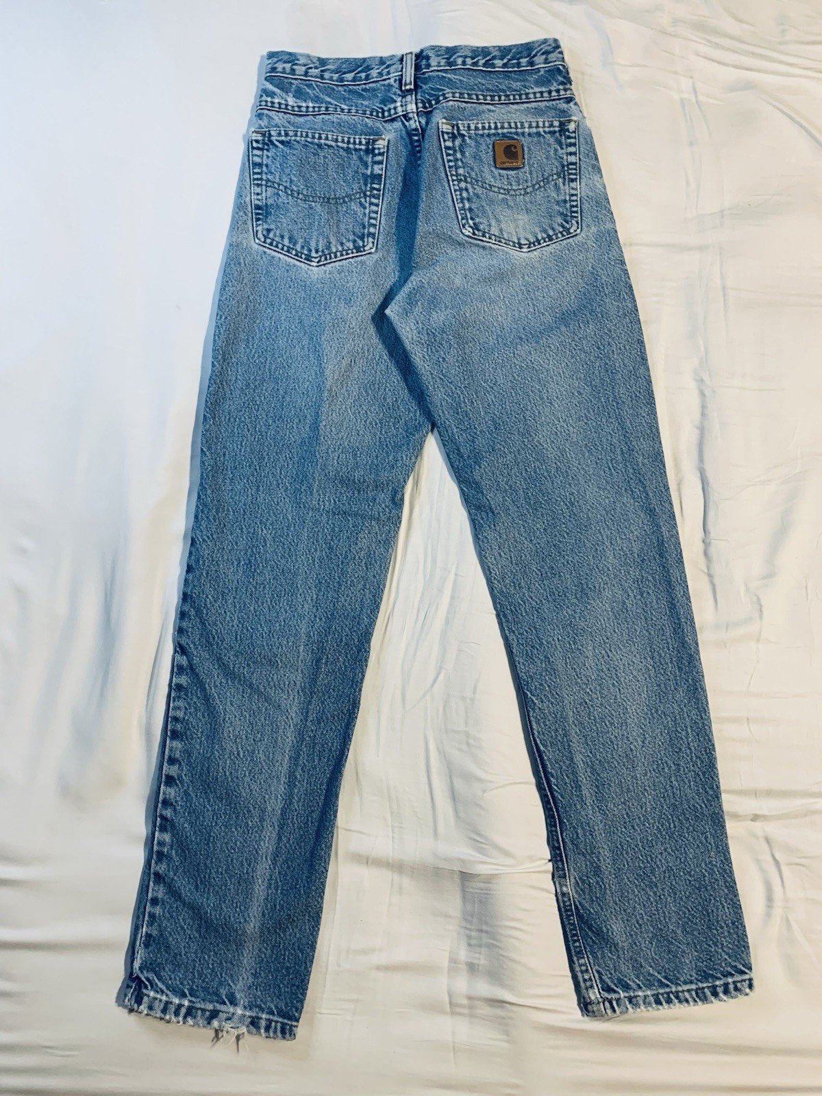 Vintage Y2K Carhartt Jeans 29×32 B17 DST Denim Relaxed Workwear Distressed