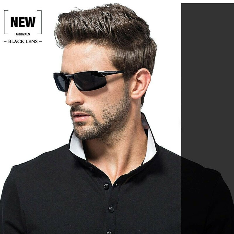 Aluminum HD Polarized Photochromic Sunglasses Men Eyewear Driving Sport Glasses