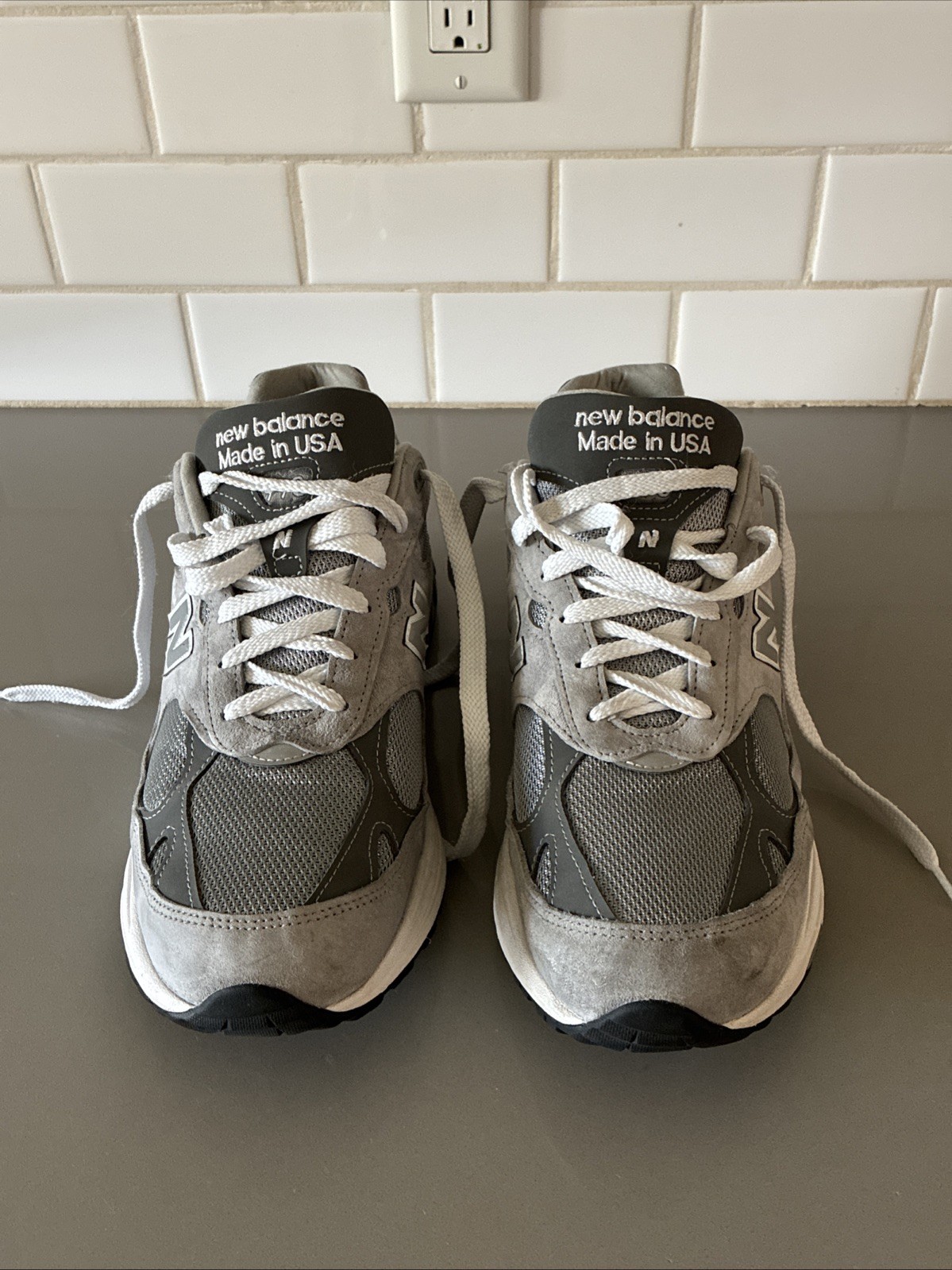 Size 13 – New Balance 993 Gray White