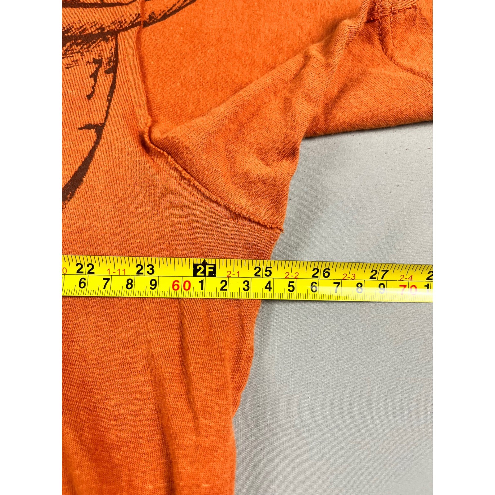 Nike Texas Longhorns UT Graphic T-Shirt Burnt Orange Mens 2XL Hemp Cotton Blend