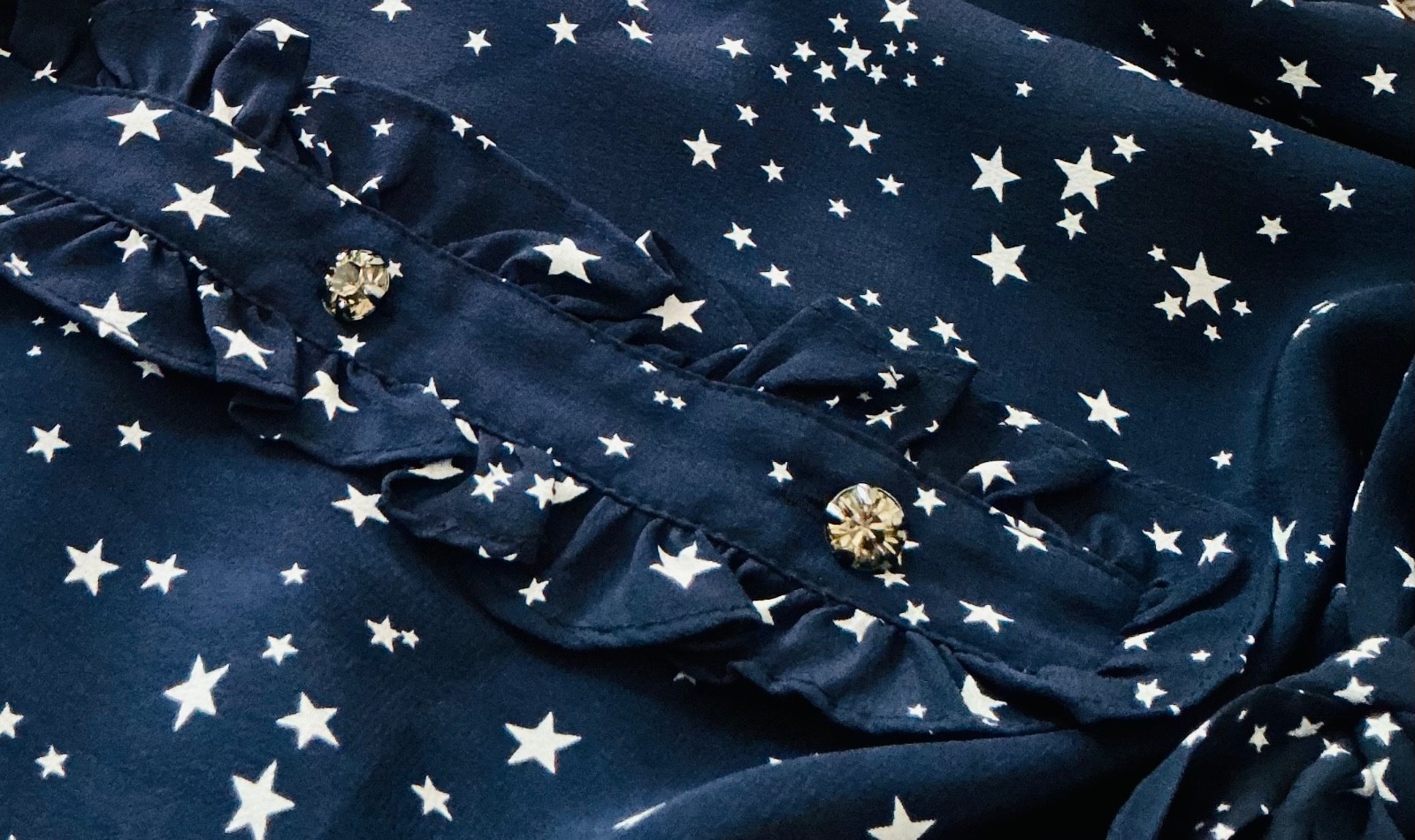 Kate Spade Star Bright Night Sky Silk Shirtdress SZ Medium With Belt NWOT