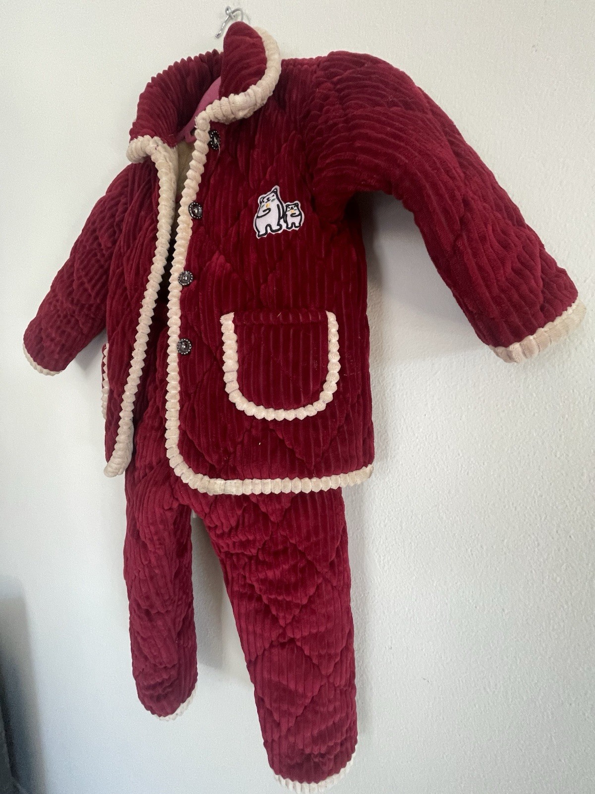 Kids Two Piece Pants And Jacket Comfy Warm Winter Outfit Kids Size Small (5/6)