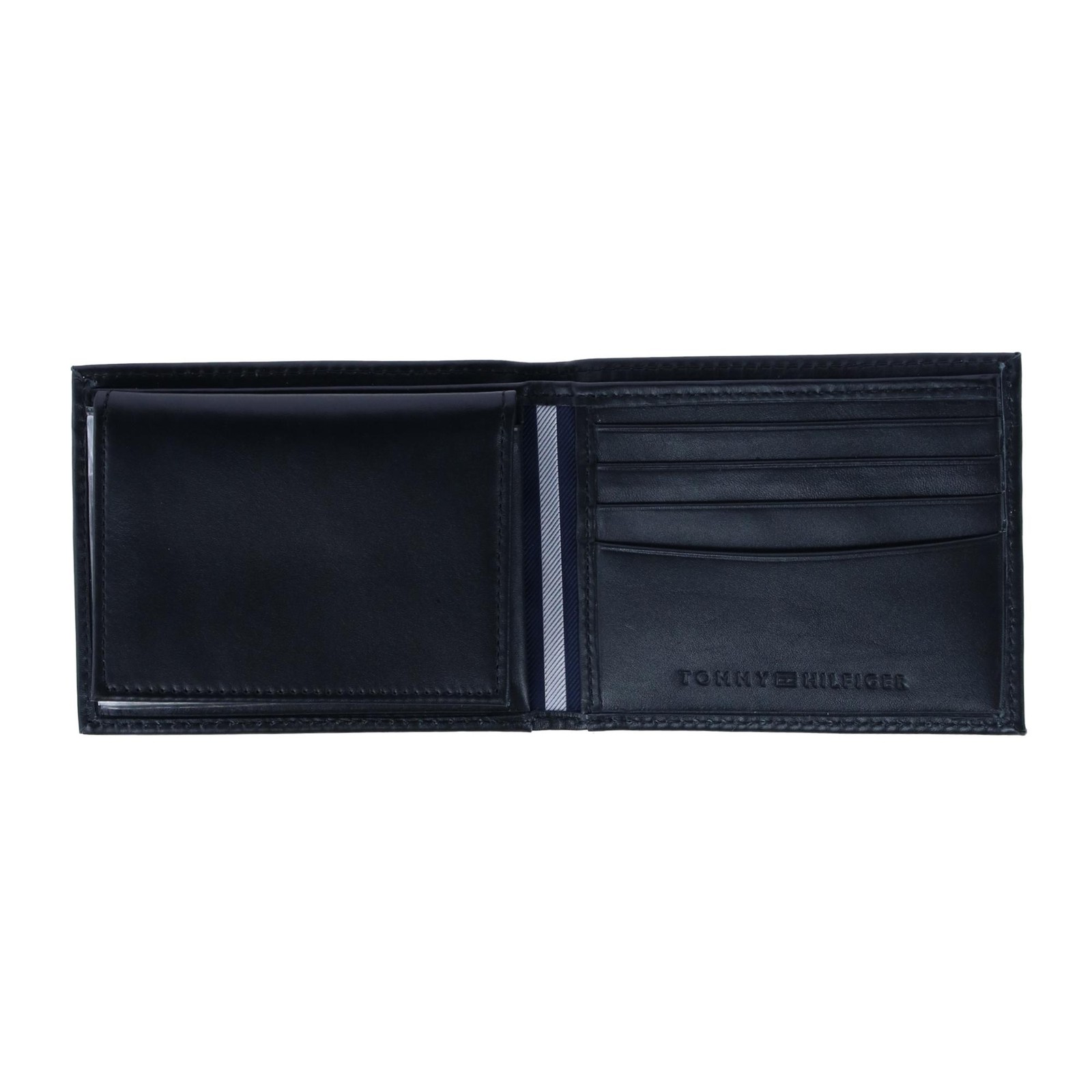 Tommy Hilfiger Men’s Leather Dore Passcase Bifold Wallet