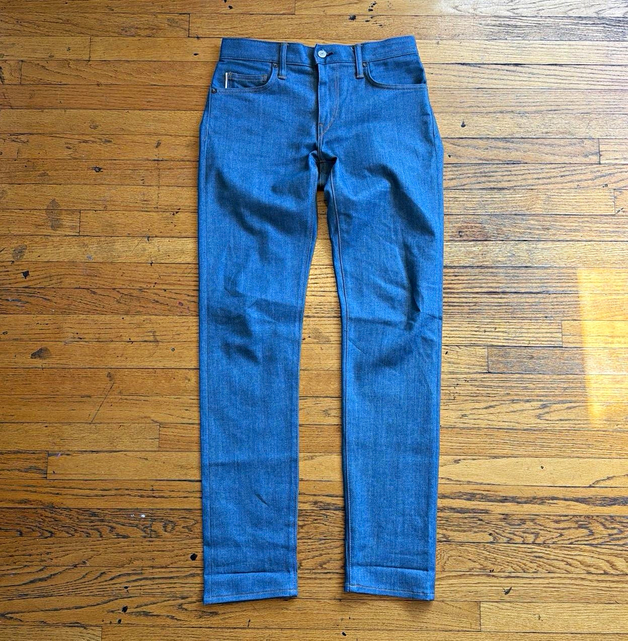 Hiroshi Kato Blue Denim Jeans “The Pen” Slim Size 29
