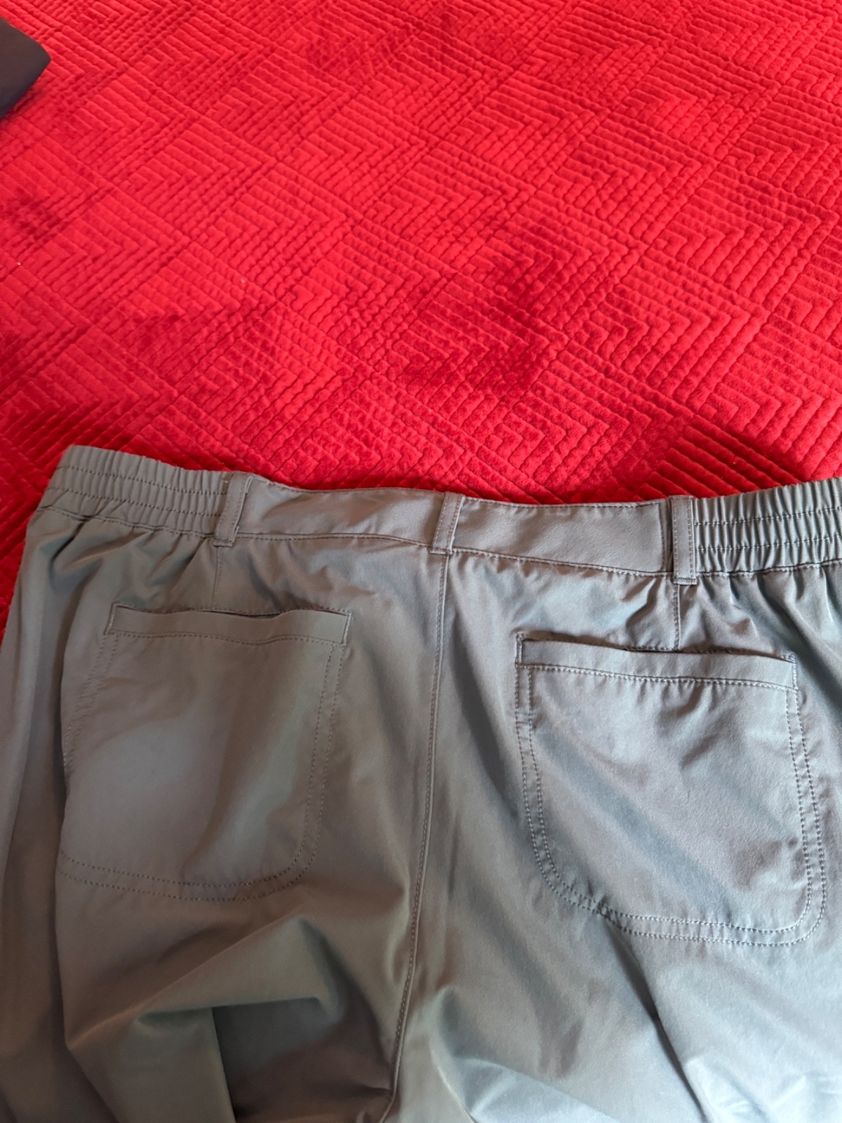 Kirkland Ladies Travel Pants. Three pair. Black, Medium blue, Navy size 12