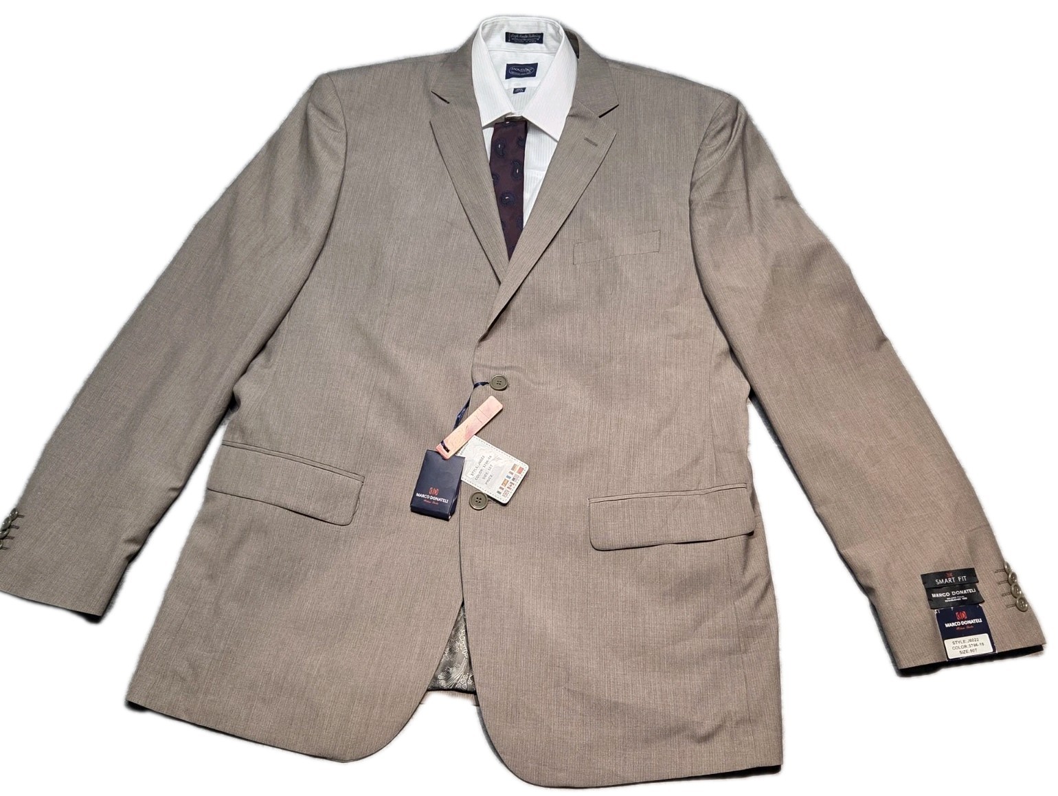 Marco Donateli Sport Blazer Jacket Men 50T Wool Blend Inner Pockets Lined