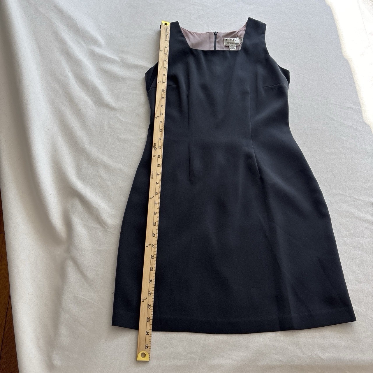 CDC Women’s 4 Black 2-Pc Dress Suit Set Cropped Notch Lapel Lined Jacket
