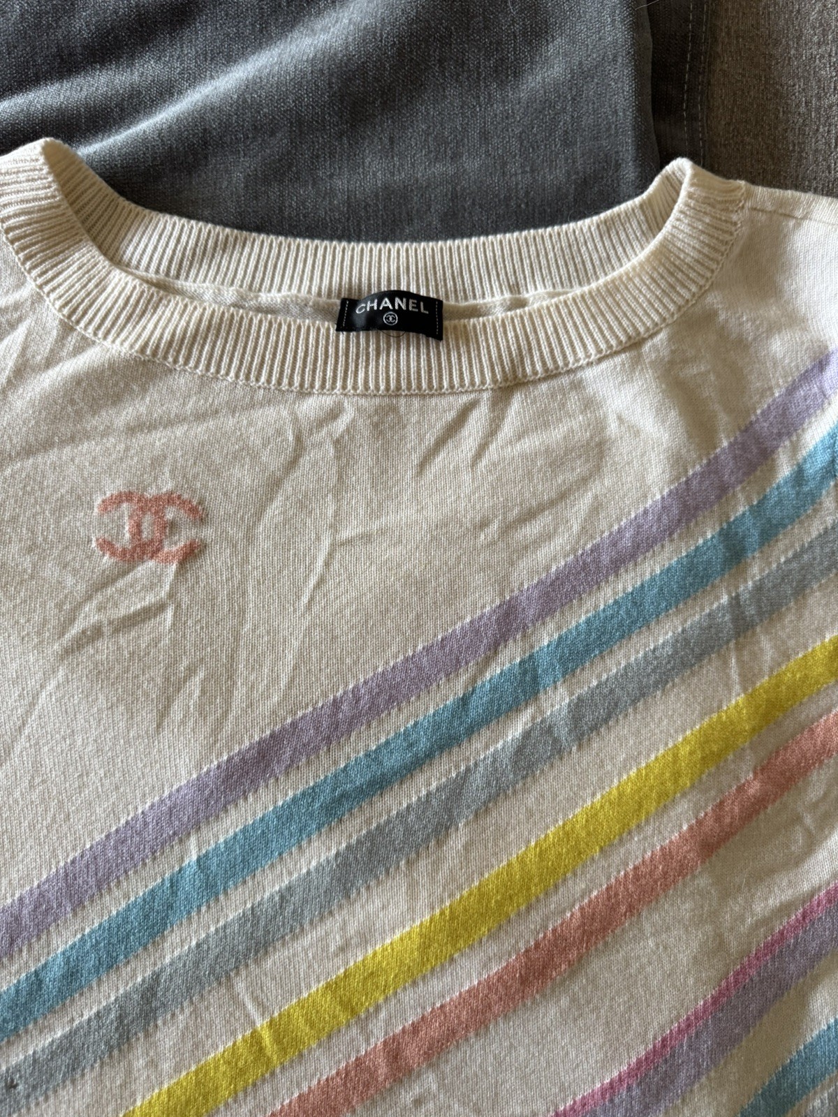Chanel Cashmere Sweater Size S regular