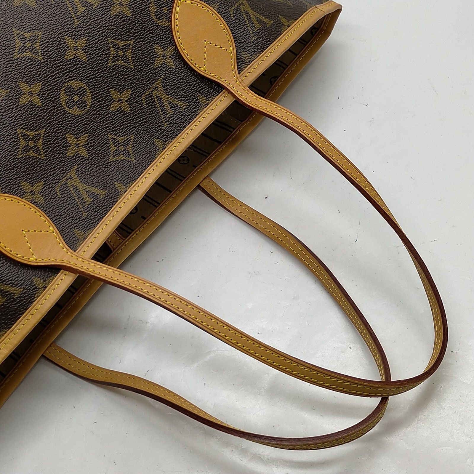 Louis Vuitton LV Tote Bag Neverfull MM Brown Monogram 3279896