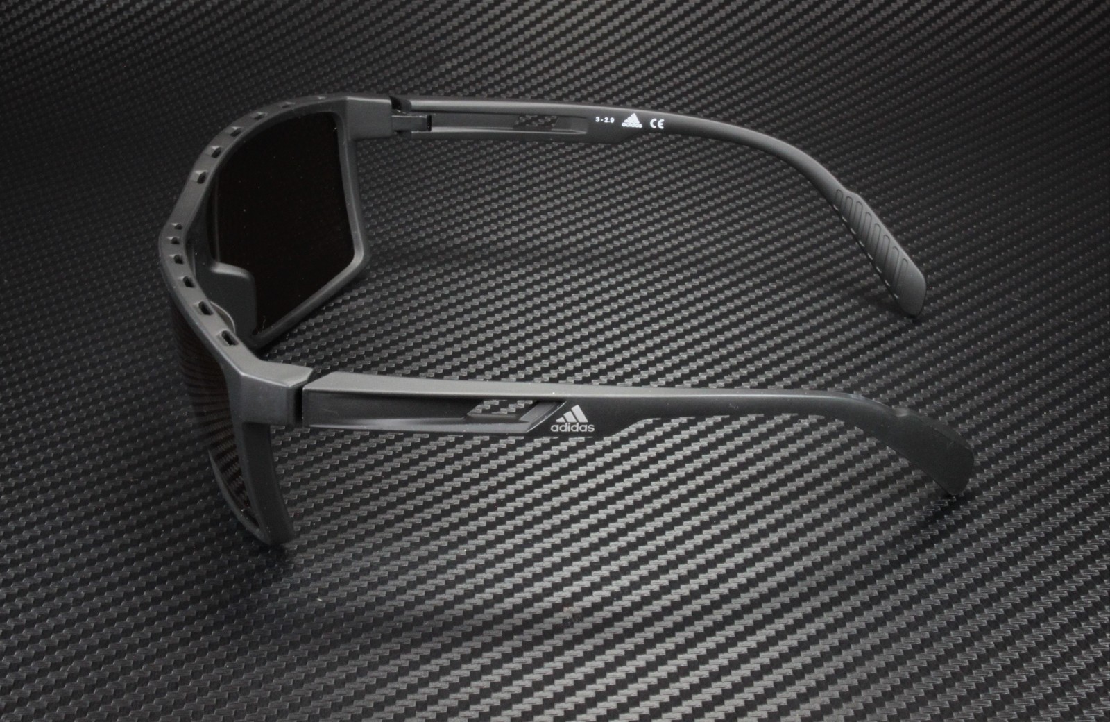Adidas Sport SP0010 02E Matte Black Brown Injected 63 mm Men’s Sunglasses