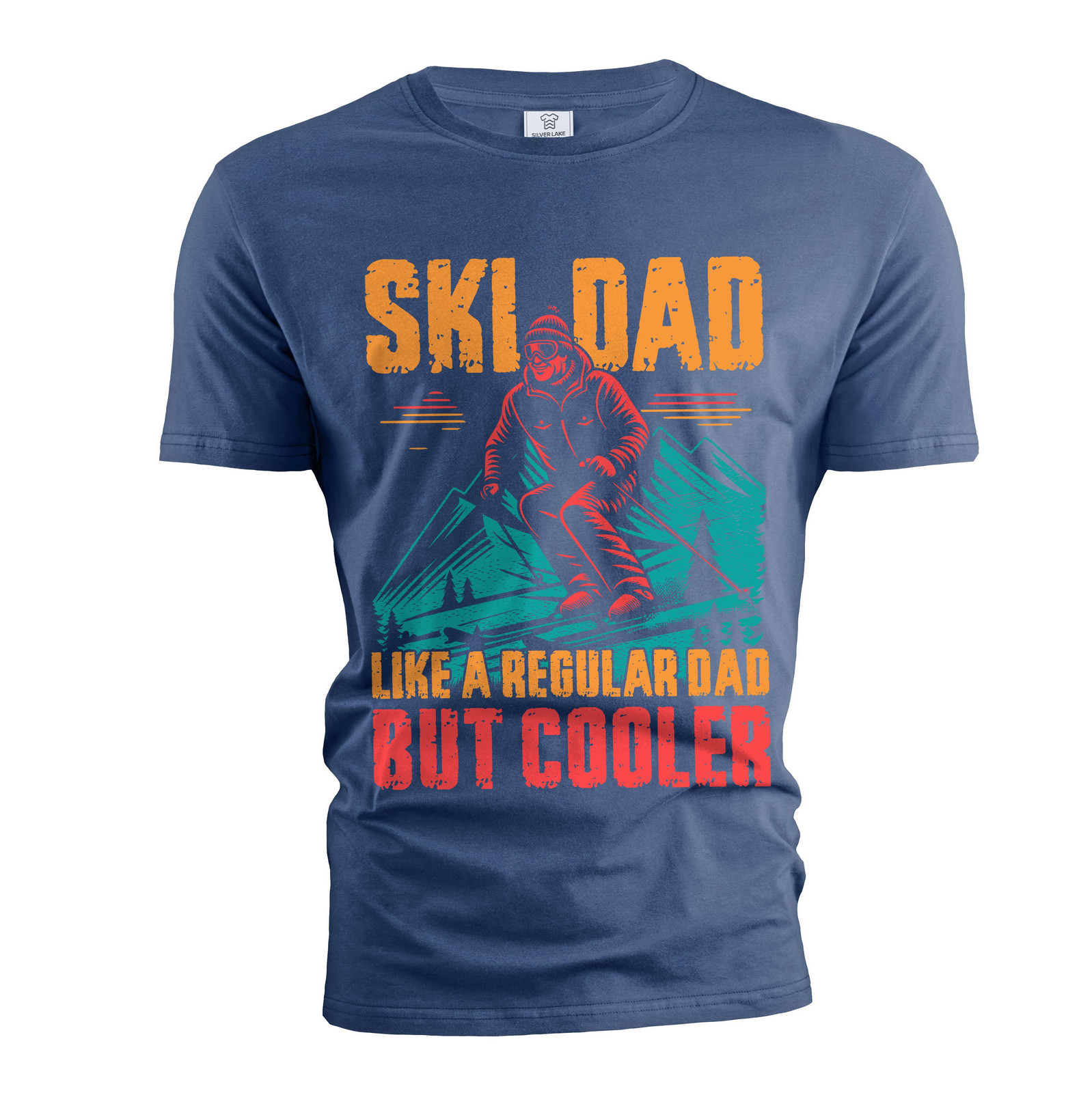 Men’s Ski Dad T-shirt Skiing dad Father’s day Christmas Fathers skiing gift