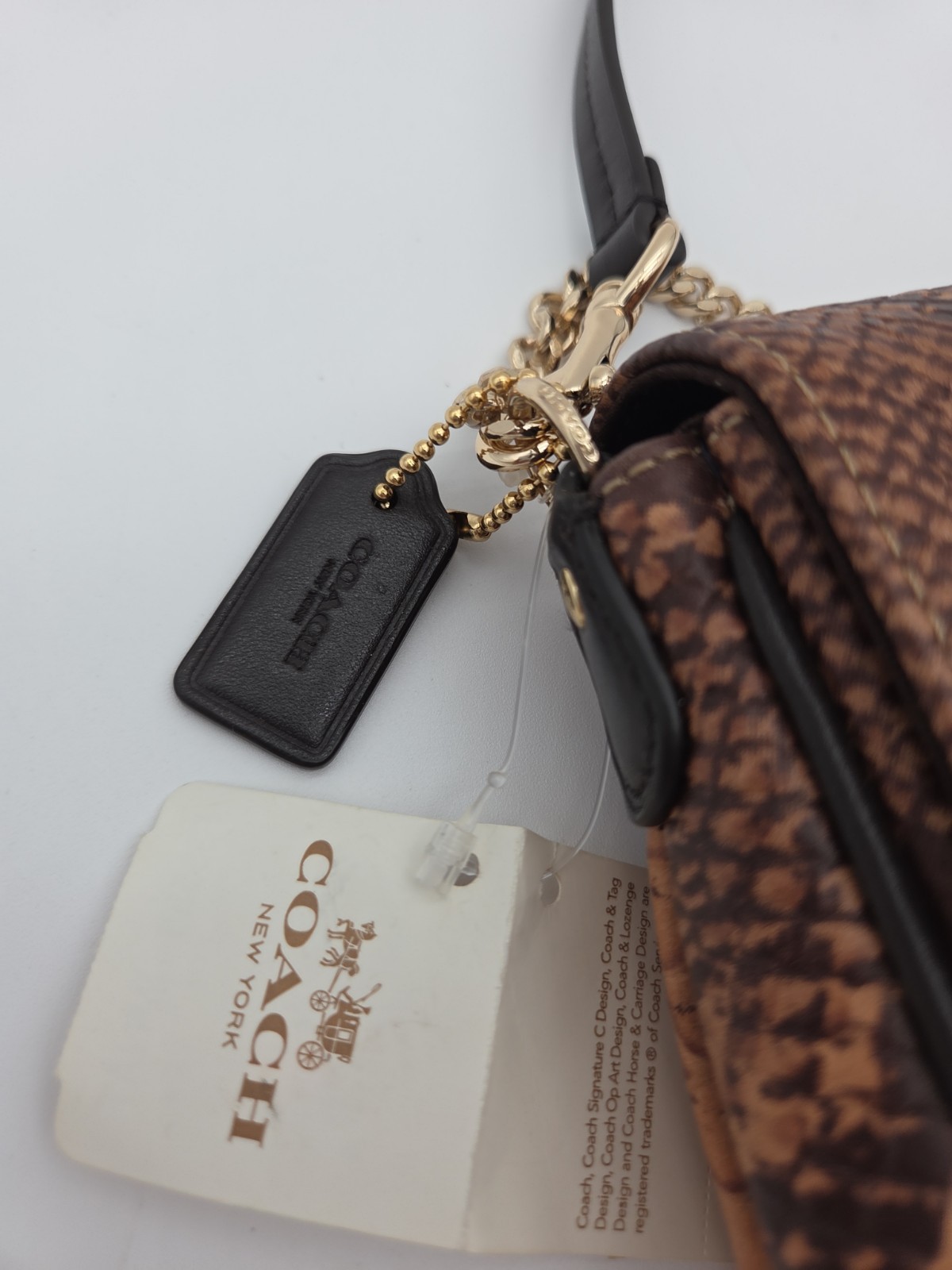 Coach Snake Mini Ruby Crossbody Handbag 35555 IM(Light Gold)/Natural Vtg 90s Y2K