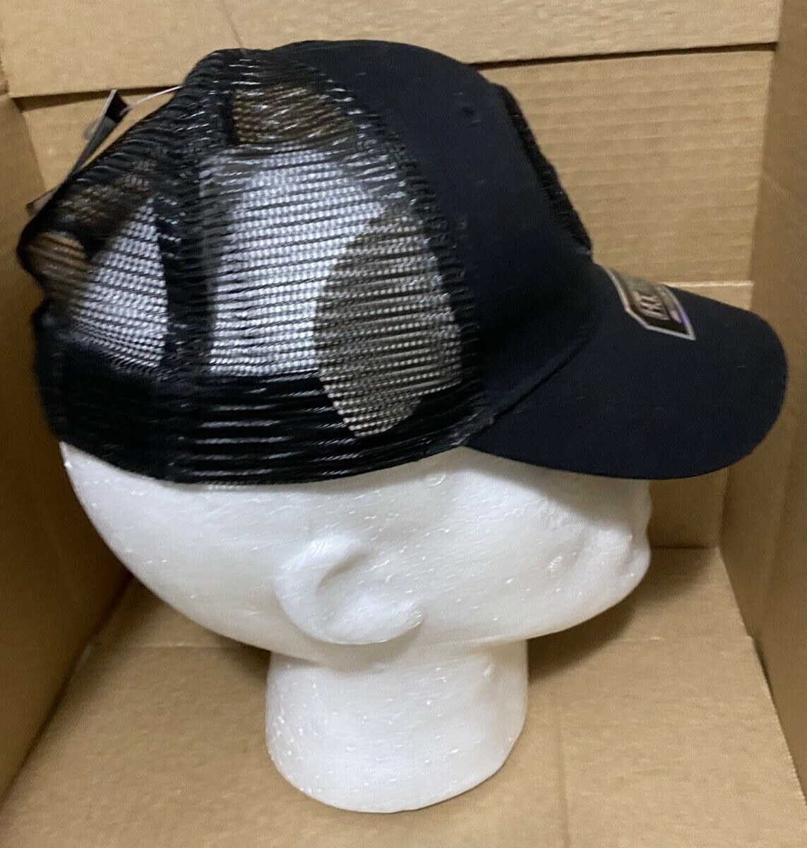 Highland Tactical Hat Black With Spartan Logo Black
