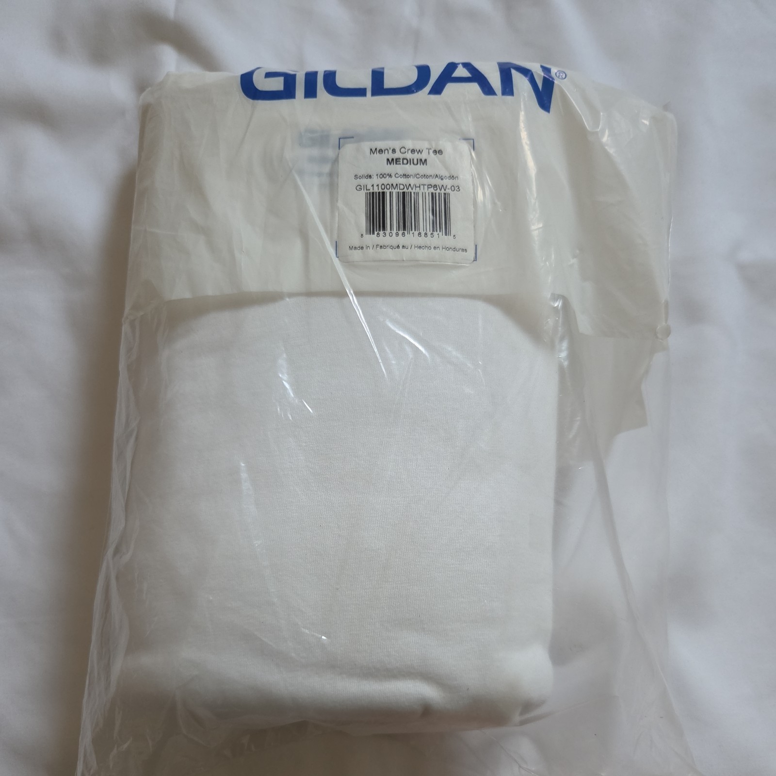 Gildan Men’s T-Shirts, Multipack, Style G1100, White (6-Pack), Medium