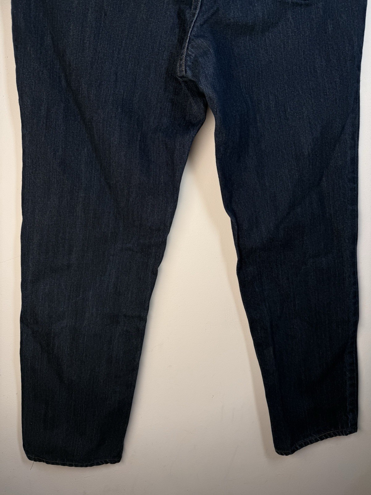 34×30 YSL Jeans Pants Big Logo Indigo Selvedge Yves Saint Laurent Y2K