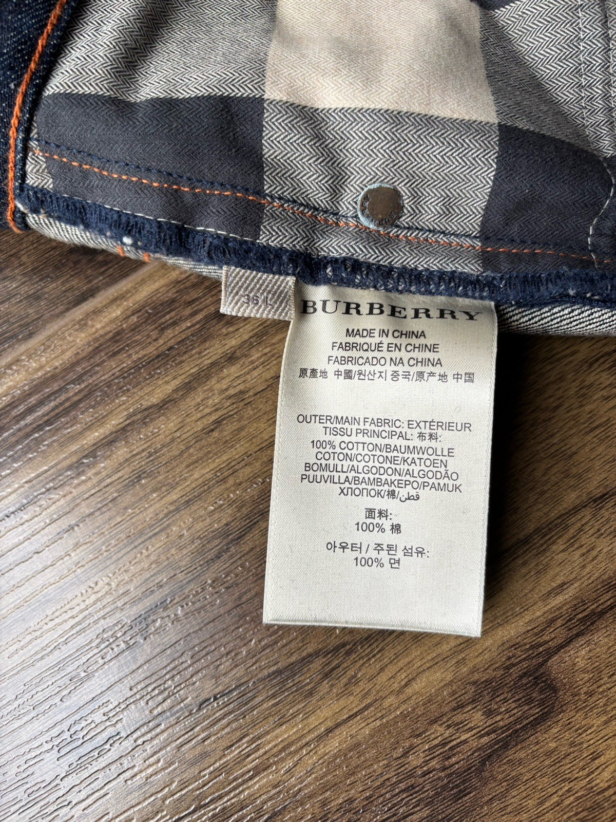 Burberry Brit “Steadman” W36 L36 Regular / Straight Excellent Condition RRP £289
