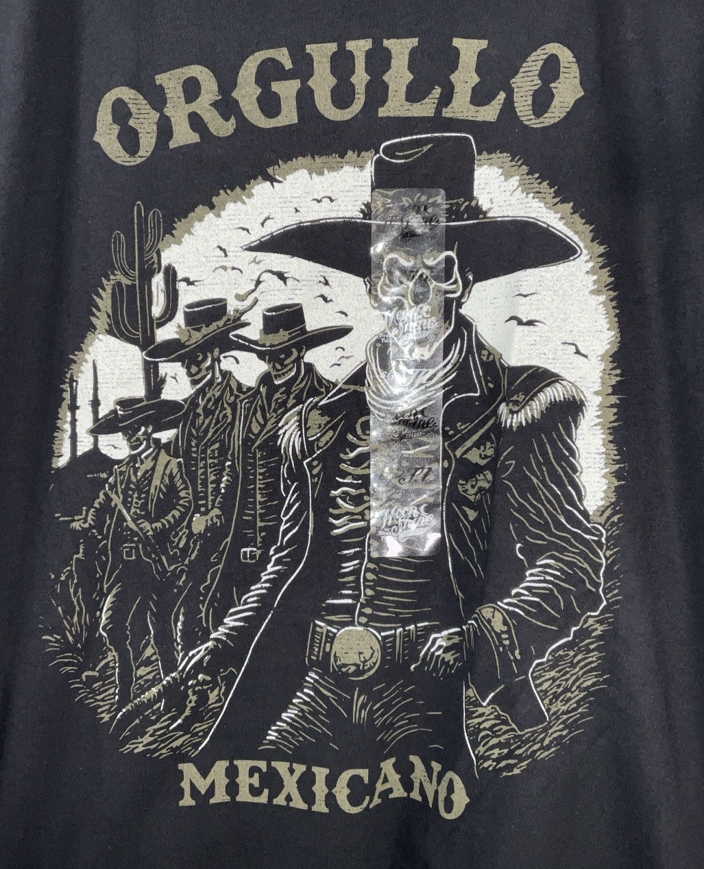NWT Men’s Brad Paisley Moon Shine Spirit Orgullo Mexicano Black T-shirt Medium
