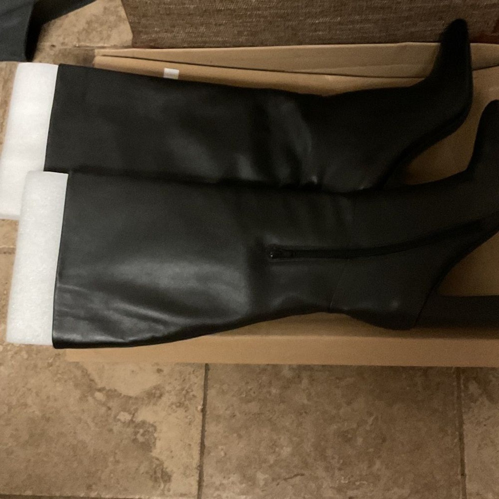 Steve Madden Black Heeled Boots