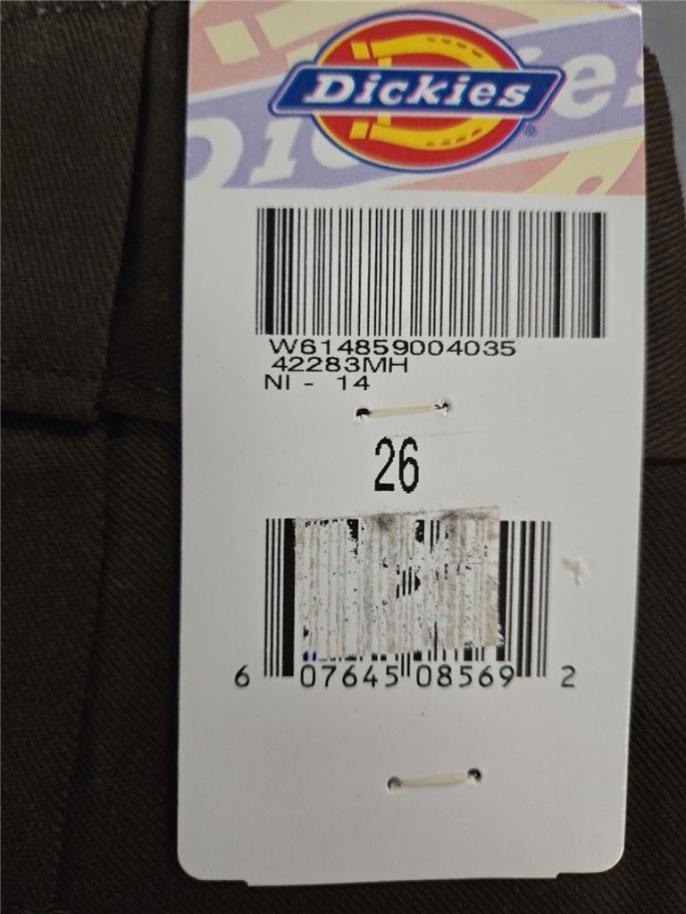 .= Dickies Men Shorts 26 Cell Phone Pocket 13″ Loose Fit Easy Care Scotchguard