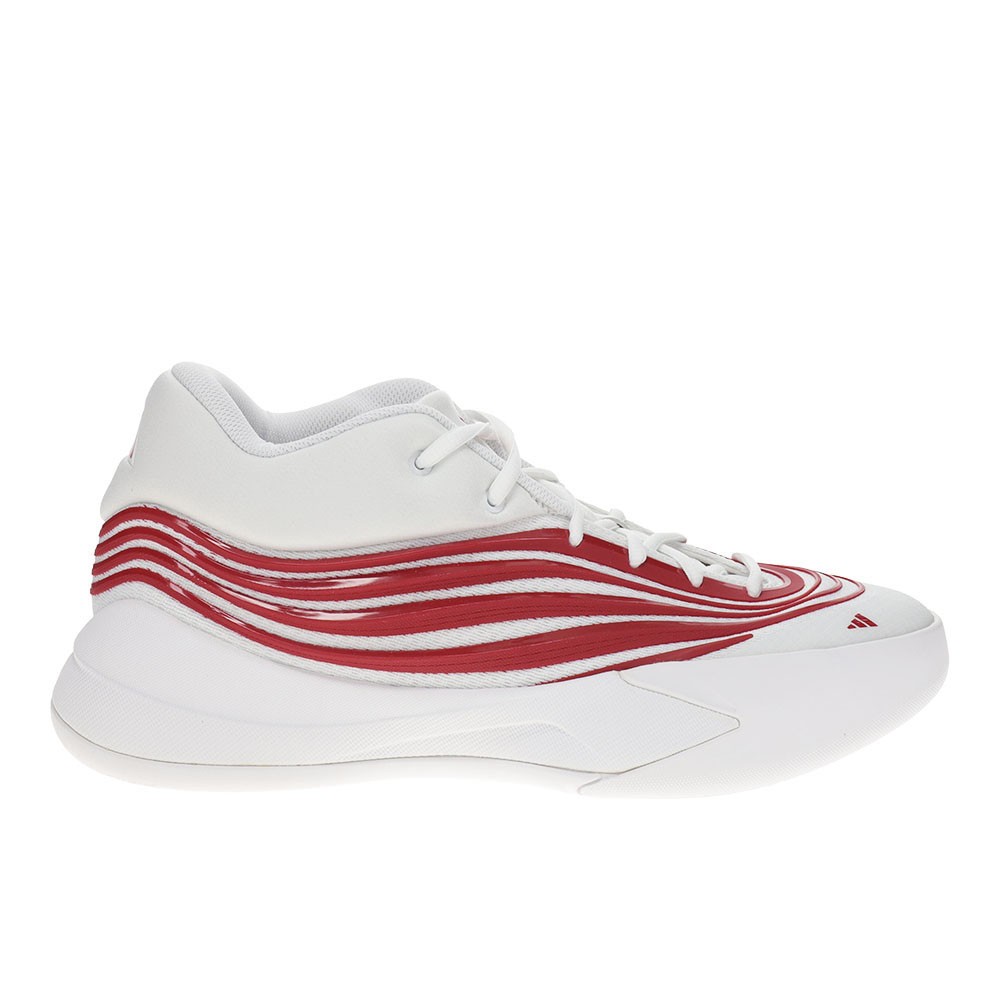 adidas Dame X Nebraska Cornhuskers Basketball Mens White Sneakers Athletic Shoe