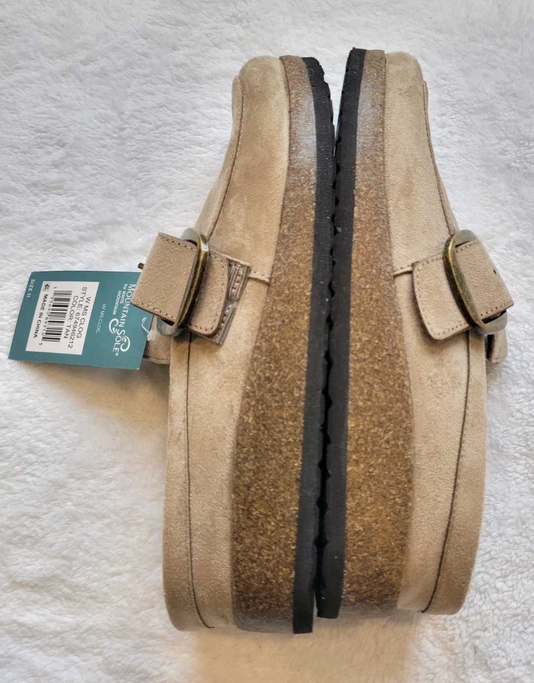 White Mountain Sole Women’s Clog size 11 sand color tan