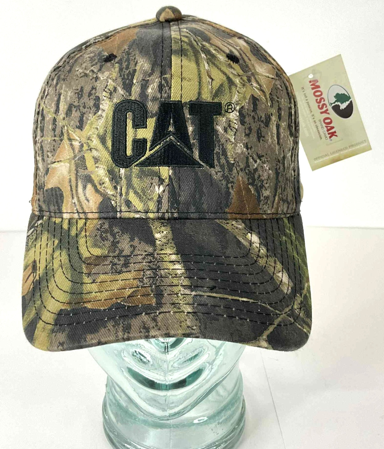 CAT Hat Mossy Oak Camo One Size – BRAND NEW