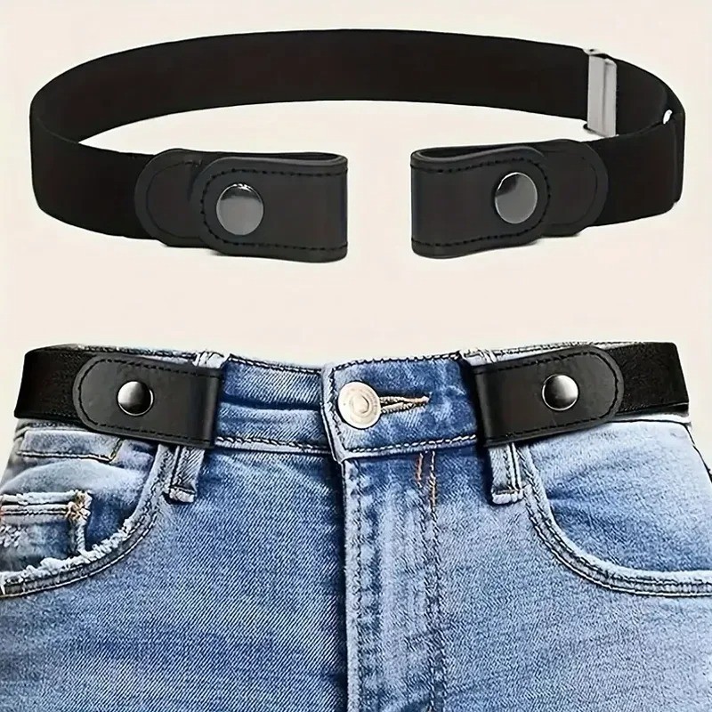 Invisible Elastic Belt Adjustable Stretch Waist Belt for Men Women Jeans , 1pc