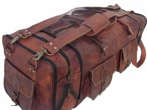 Distressed Leather Shoulder Strap Replacement for Handbags Laptop Briefcase