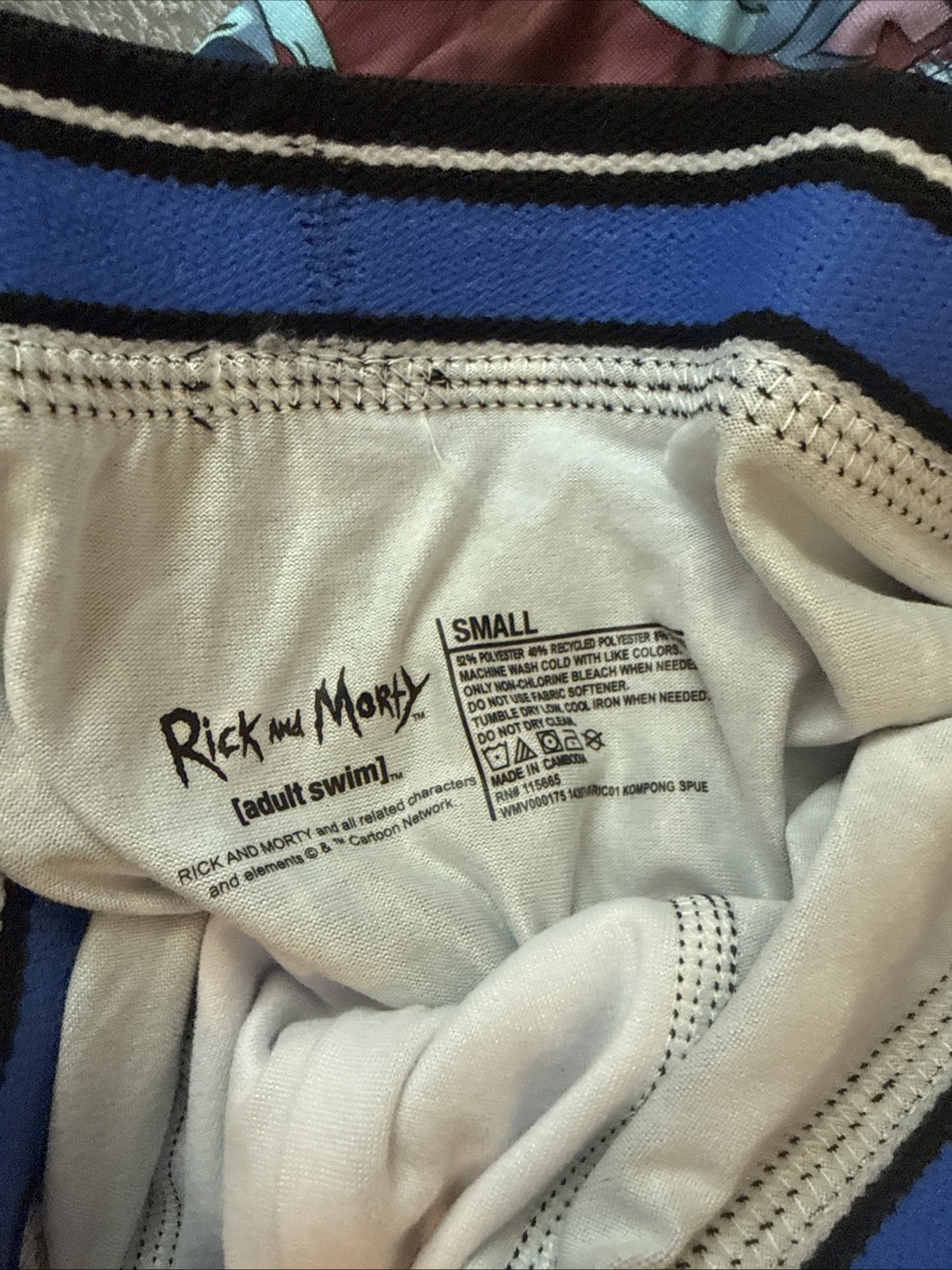 DC SUPERMAN & RICK & MORTY STICH BOXER BRIEFS S(28-30) TOTAL OF 5 PAIRS.