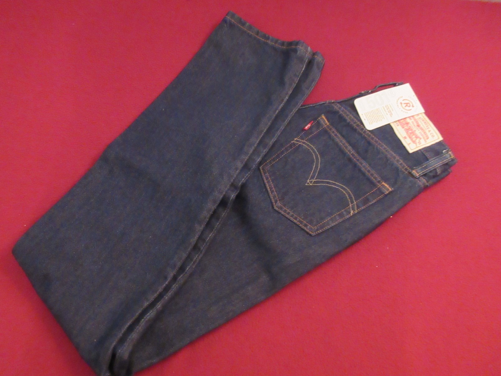 Levi’s Premium 501 Original Fit Circular Jeans Blue Size 23X32 NWT RT$108