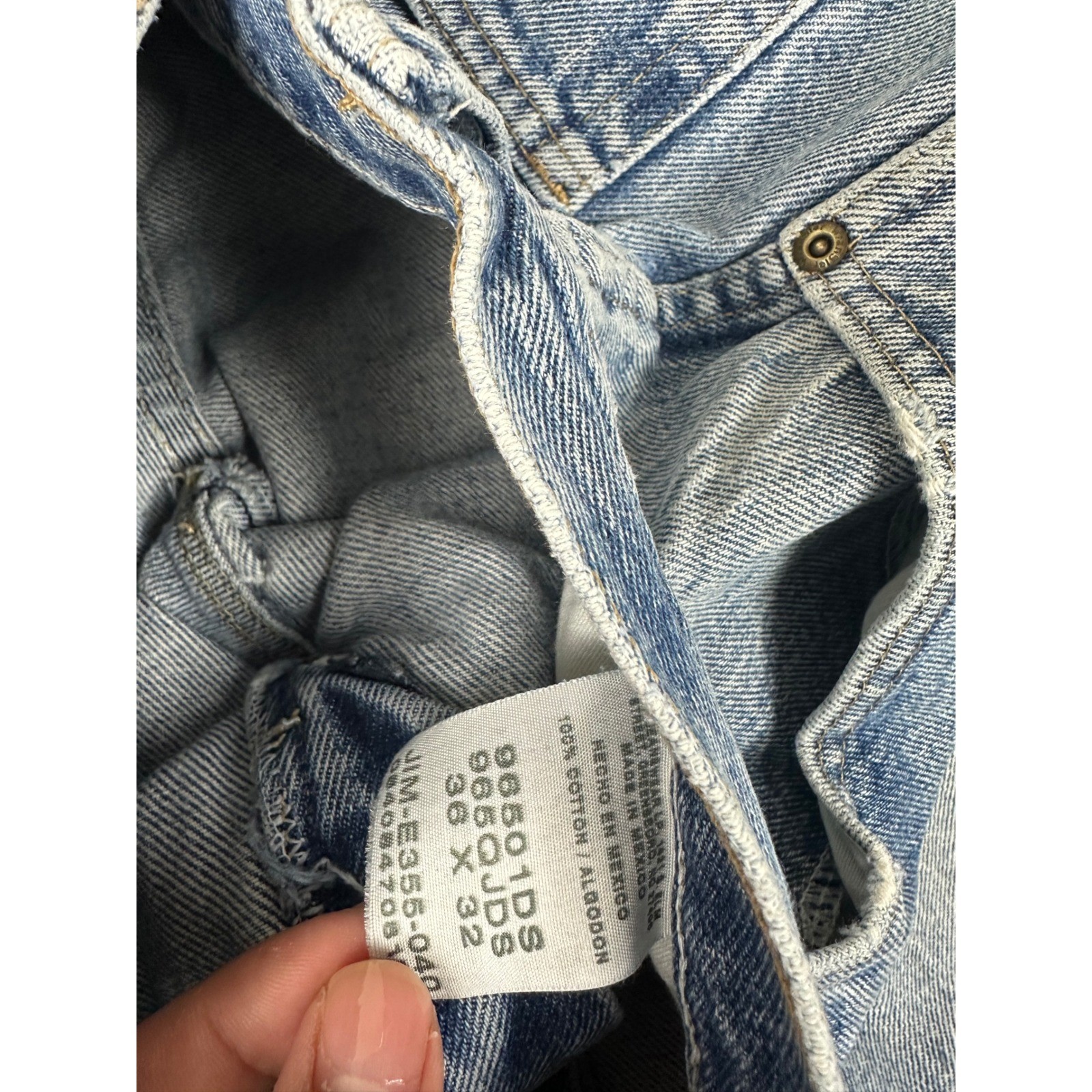 Y2K Wrangler Jeans Mens 36×32 Distressed Paint Splattered
