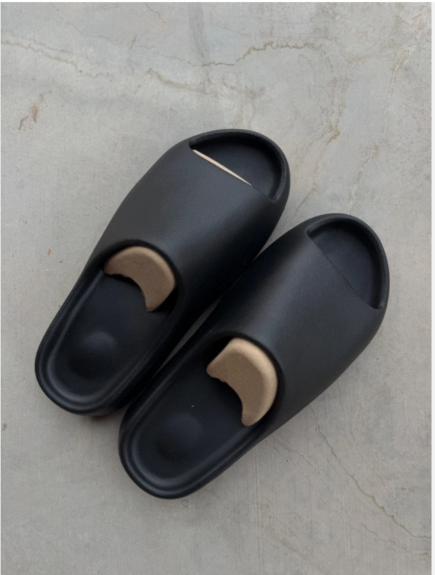 Yeezy Slide YZY YS-01 Black AUTHENTIC NEW With Dust Bag 6-12M