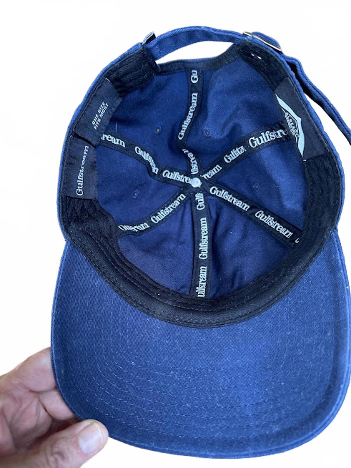 Gulfstream G500 Strapback Hat Navy Aviation Cap